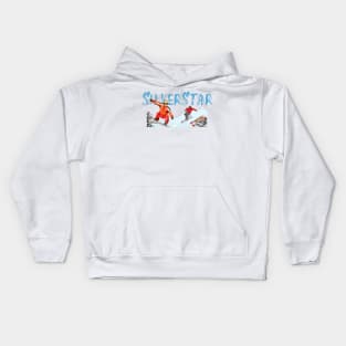 Skiing and snowboarding in SilverStar Kids Hoodie